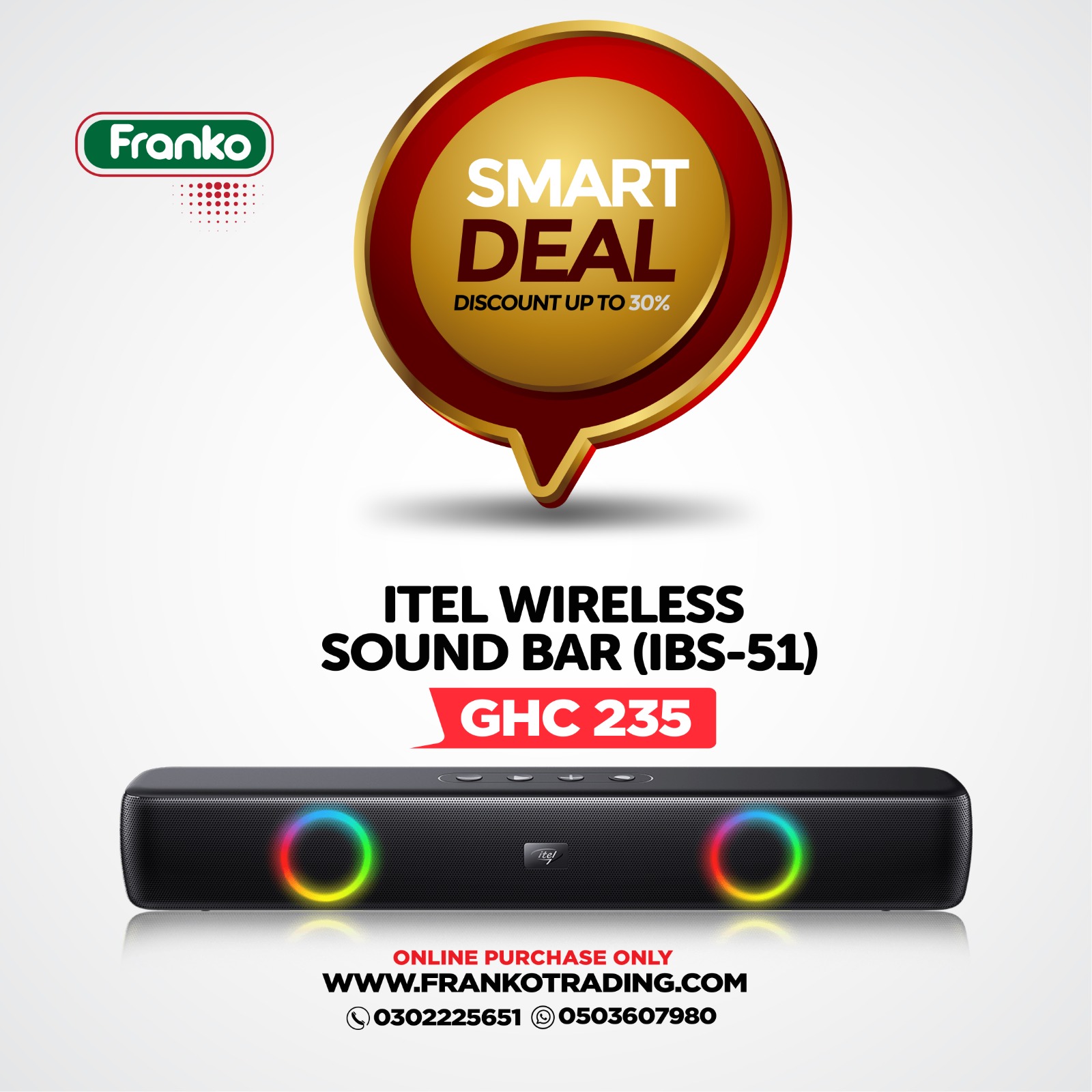 Itel Wireless Sound Bar (ibs-51)